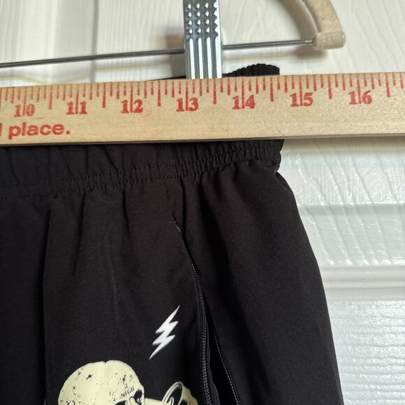 Men's Black Graphic Shorts - Picture 11 of 15